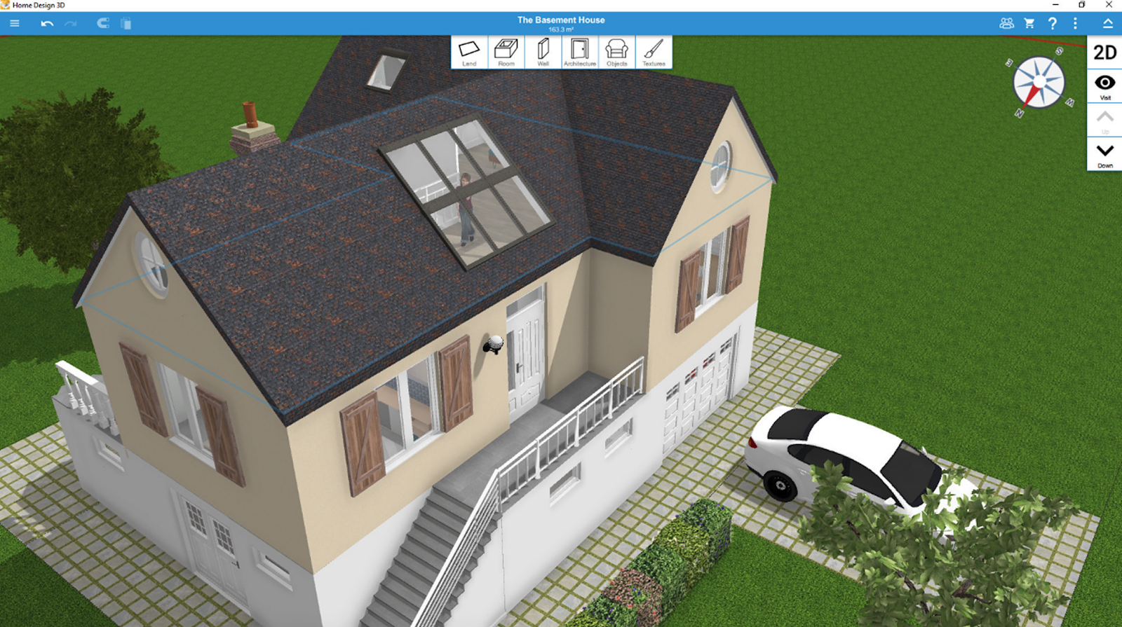 Home Design 5D, the tool Mr. Jongho used at the time