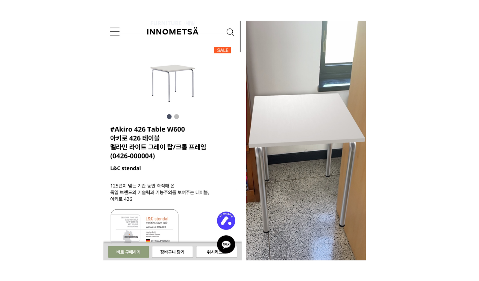 Innometsa - AR in action with Archisketch