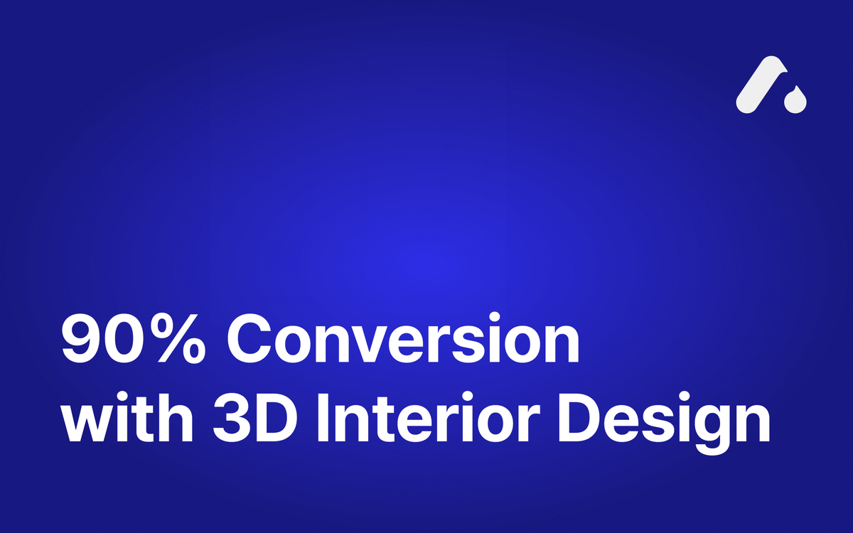 90% Conversion with 3D Interior Design